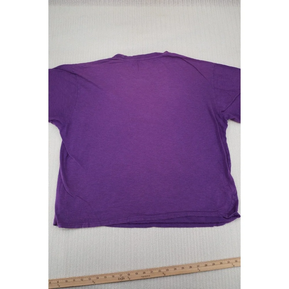 LSU Tigers Shirt Mens 2XL XXL Purple SEC Football Short Sleeve Izod Collegiate